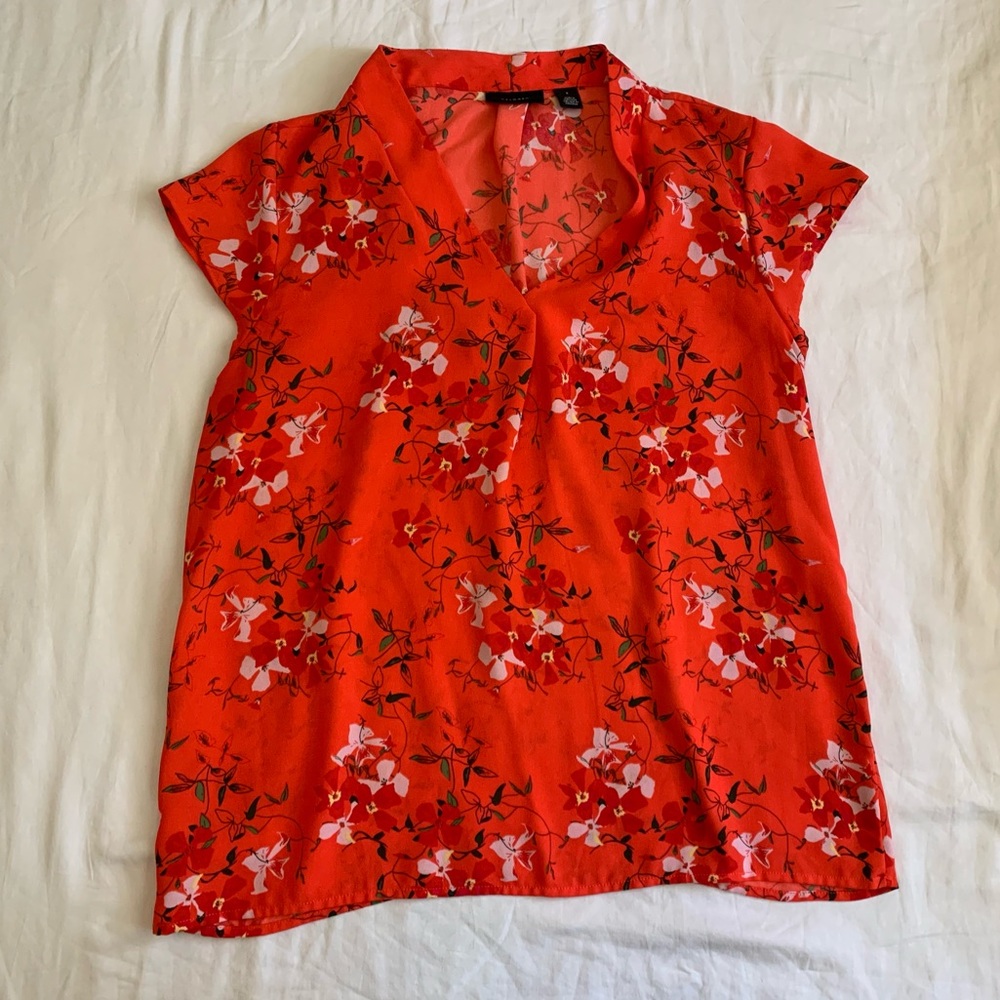 Cap sleeve blouse